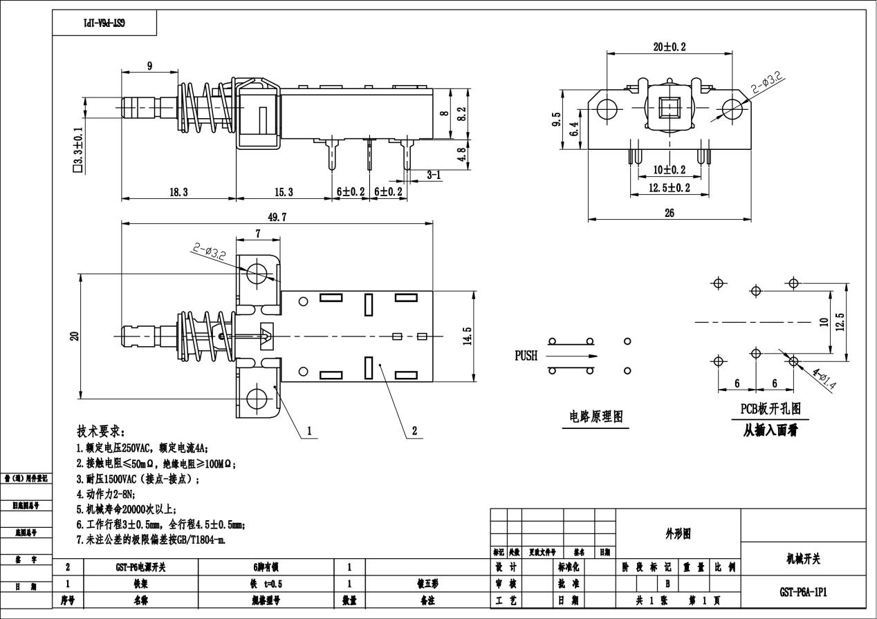 suidse meur-chlàr GST P6A 1P1