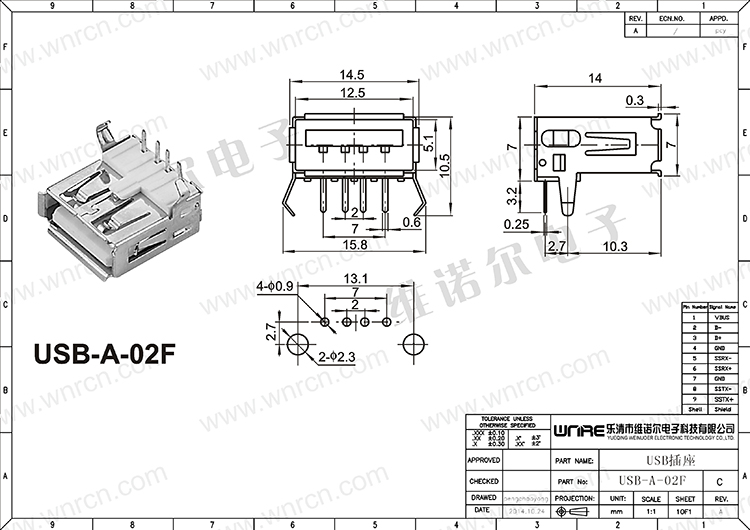 I-USB-A-02F