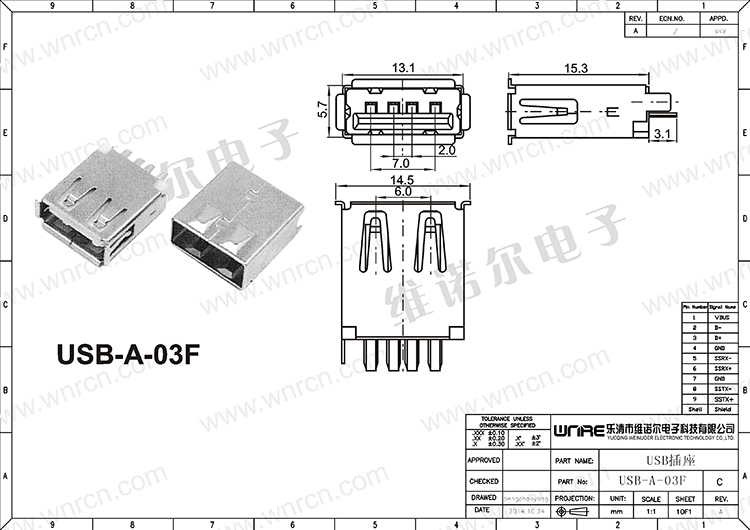 I-USB-A-03F