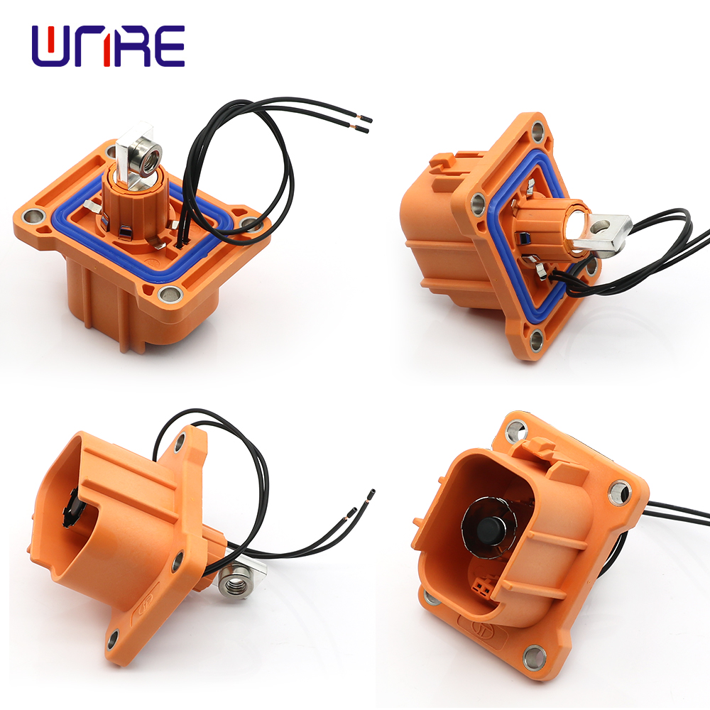 Power Connector High Voltage High Current Female Right Angle Plug - China  Smico Electrical