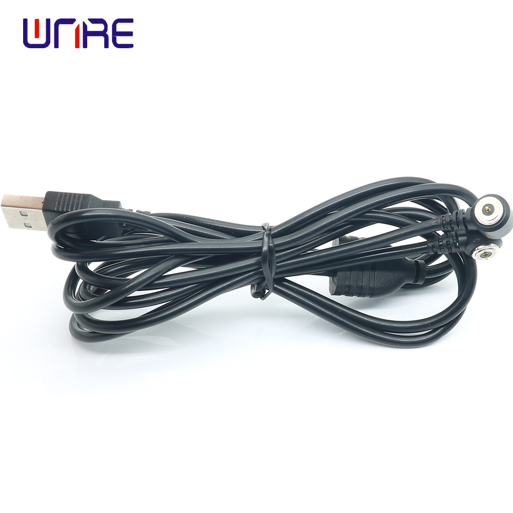 China 2 In 1 Magnetic Cable Male 8mm Magnetic USB Cable 1.4m Connector ...