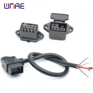 2+4 30A Connector Electric Bike Charger Charger Male Female Plug Socket