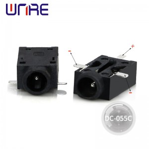 DC-055C, DC socket socket imagwira bwino ntchito, yotetezeka, yolimba