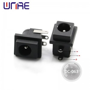 BLACK DC-063 Power socket is stable, reliable and durable