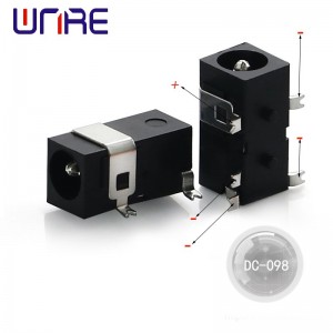 Dc-098 SMD SMT Series DC power jack 5.5×2.1 5.5*2.5mm female plug socket