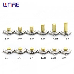 Interruttore tattile a pulsante in rame SMD da 5,2 mm