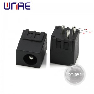 DC-051 DC қуат ұясы Қуат адаптерлерінің кең ауқымы.