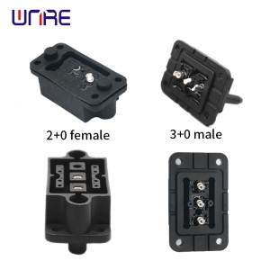 Levitated female 2+0/ male 3+0 High-power xonnector for suspension electric vehicle