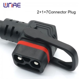 2+1+7 IPX5 Industrial Connector for AGV/CNC/EV Chargers/Robotics/Warehouse Automation