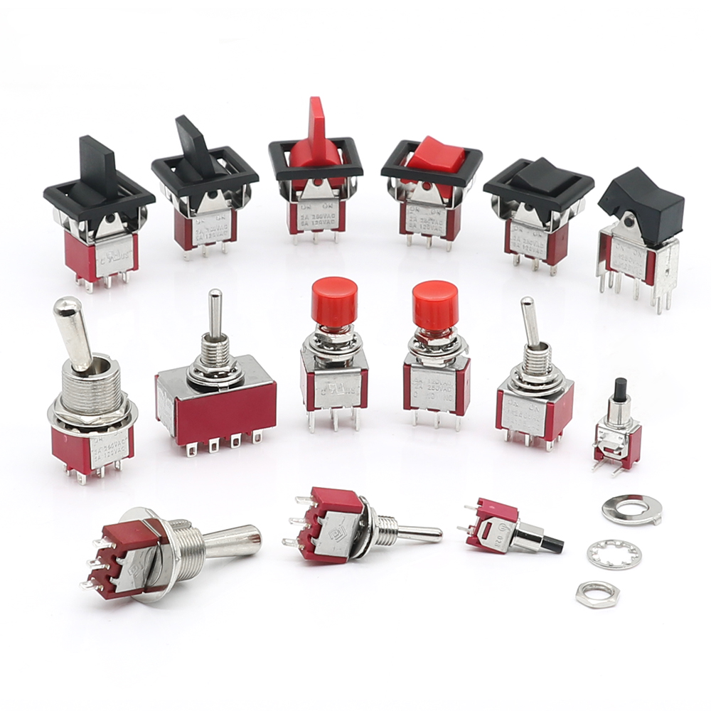 Low price for Momentary Toggle Switch - 2pin/3pin/6pin/12pin Miniature Metal On-off Locking Toggle Switch  Multiple Models Available – Weinuoer