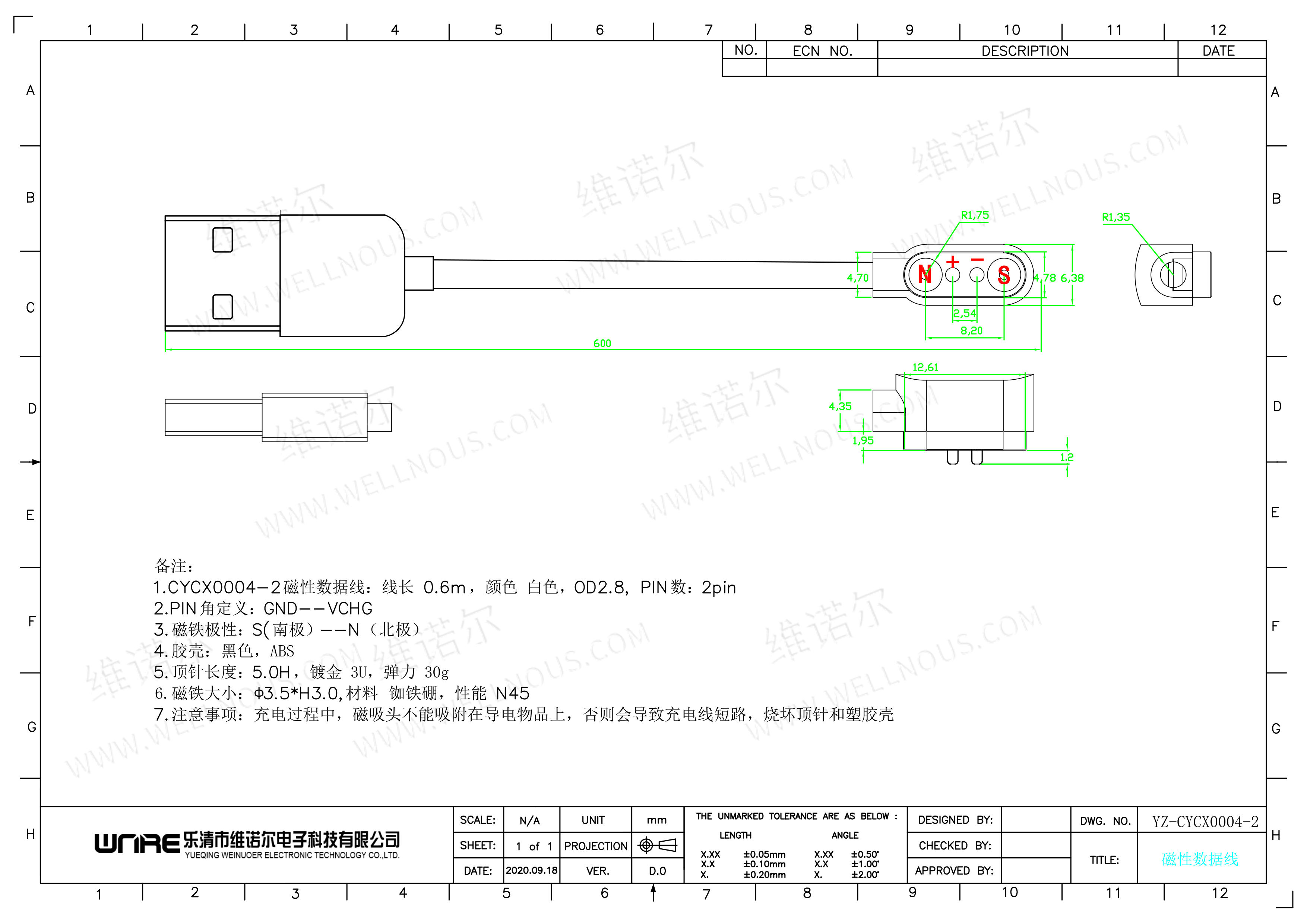 2pin dengan usb