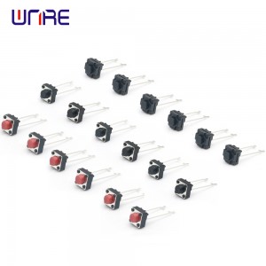 Tact Switch 6 * 6 * 5 Medio 2 Pin Long Pedes 13.5mm Momentary Tactile ventilabis Button SWITCH