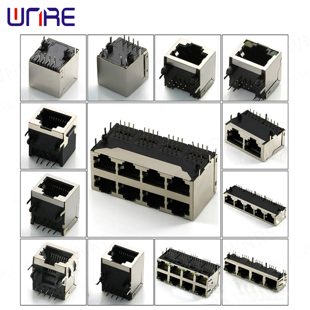 Factory Cheap Hot Waterproof Rocker Switch - 8p8c rj45 rj11 Modular Plug Cable Connector PCB Mount Jack Female Socket Network Interface Cable RJ45 Connector – Weinuoer