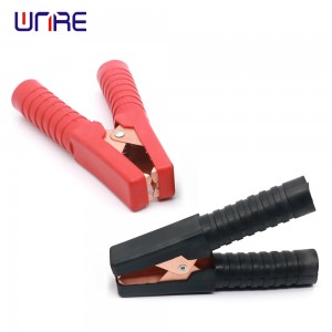 Best Price for China 100A Full PVC Boots Red/Black Alligator Clip