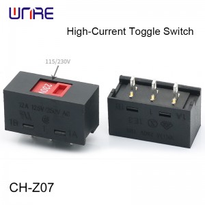CH-Z07 3 Pin High Current Toggle Switch 115V 230V Dual Voltage 2 Position for Backup Power and Security Systems