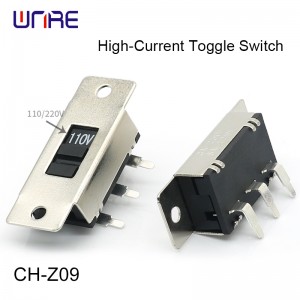CH-Z09 3 Vertical Pin Toggle Switch Metal Shell 110V 220V Dual Voltage for Marine Aviation and Harsh Environments