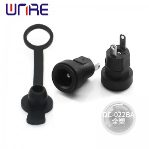 Best Price on Terminal Lugs - 5.5 X 2.1mm Plastic Male Plugs DC-022BA Power Socket Female Jack Screw Nut Panel Mount Connector all Plastic DC022 5.5*2.1MM – Weinuoer