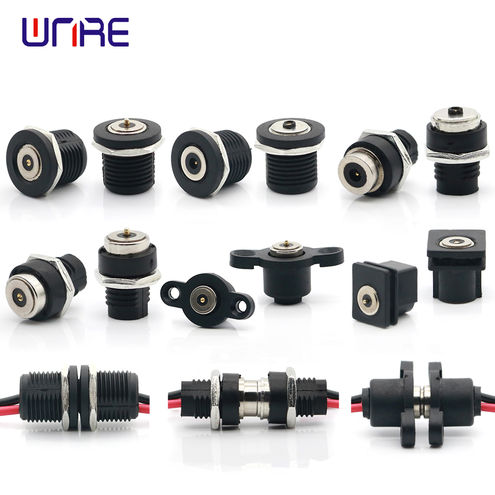China New Product Scart Connector - Pogo Pin Magnetic Round Female Male Power Charging DC Magnetic Connector – Weinuoer
