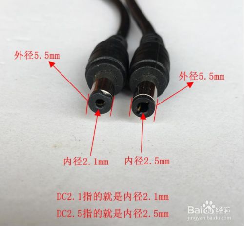 DC plug hole positive and negative pole diagram