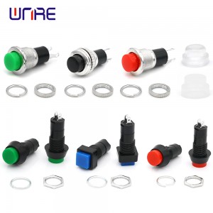 Plastic Momentary Reset/Self Locking Push Button Switch