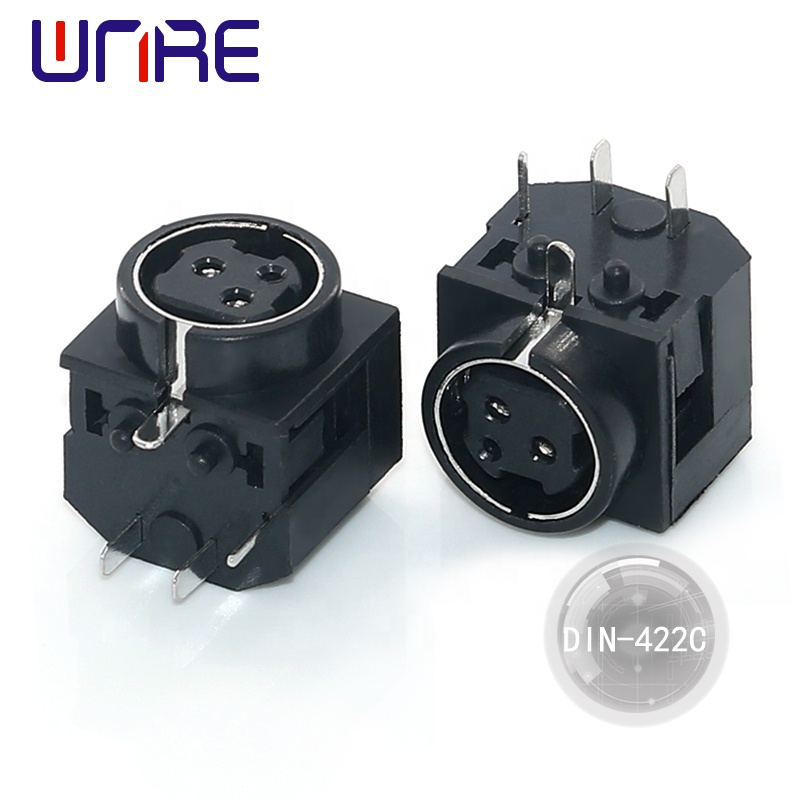 High Quality DIN-422C S-Video Connectors Terminal  Adapter Sockets S Terminal Mini DIN Connector Electrical Connector