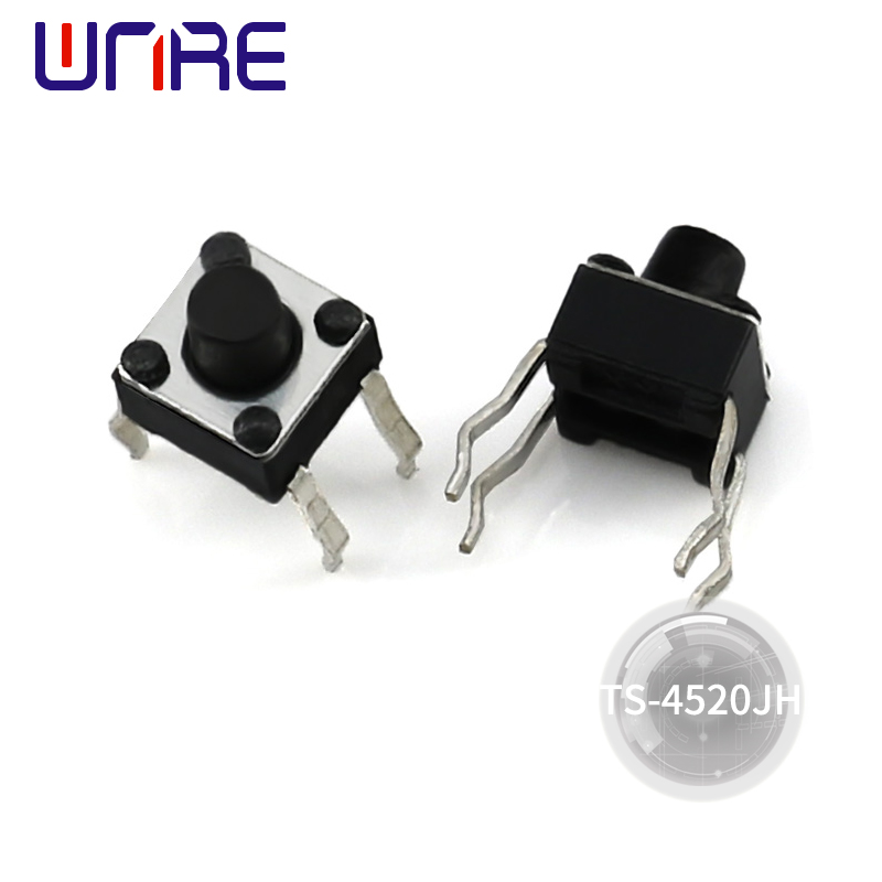 Good Quality TS-4520JH DIP 4P Tact Switch 4.5*4.5mm Push Button Switch