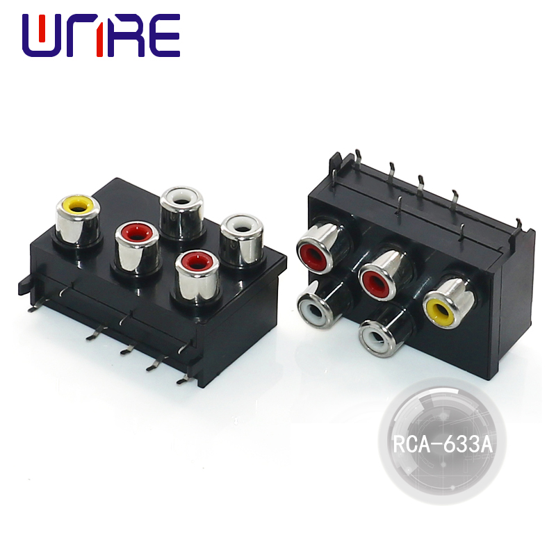 High Quality RCA Socket RCA Connector Female Pcb Mount Cable Connector For DVD/TV/CCTV/Home Theatre System/Audio/Video