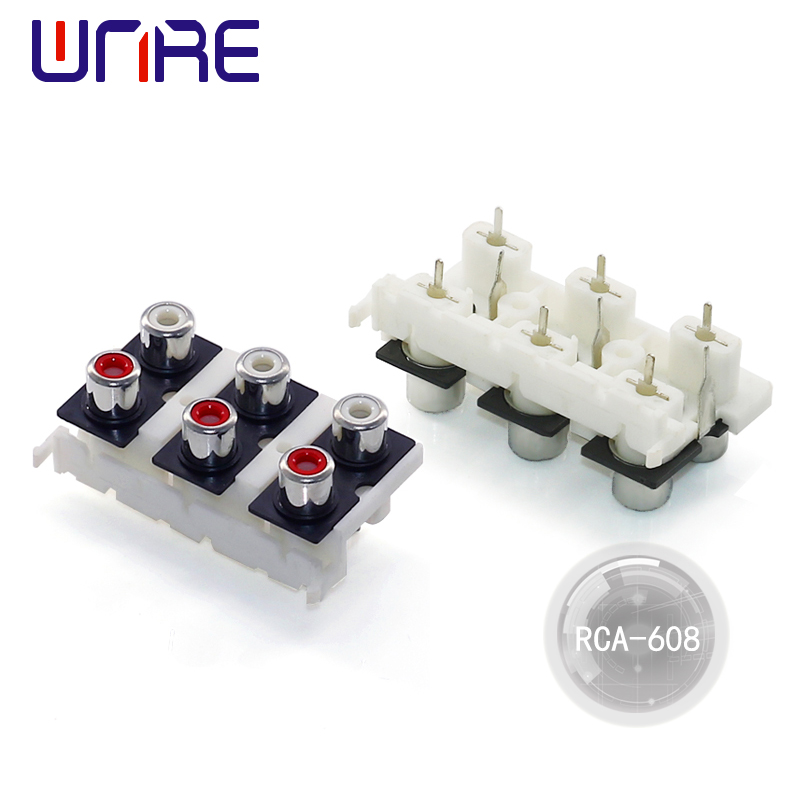 Factory Direct Muag Poj Niam RCA Connector Pcb Mount Cable Connector Rau DVD/TV/CCTV/Home Theatre System/Suab/Video