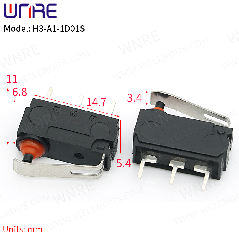 China Factory H3-A1-1D01S Microinterruttore impermeabile Interruttore sensibile all'auto-ripristino