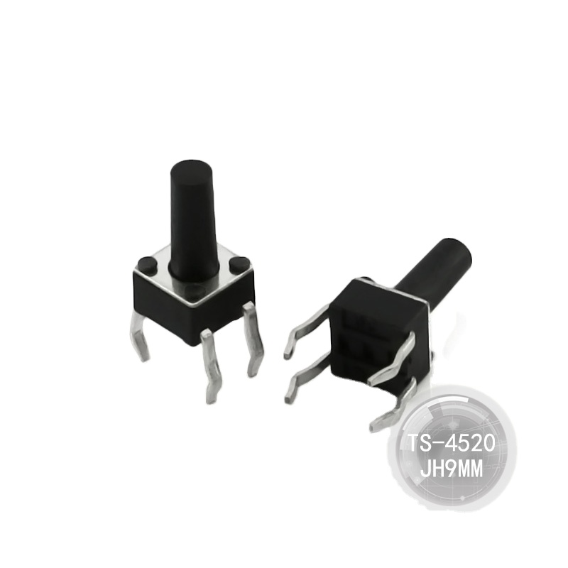 Wholesale TS-4520 JH9MM DIP 4P Tact switch 4.5 * 4.5 * 9mm Pouse bouton switch