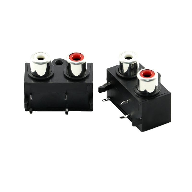 Fektheri Outlet Female RCA Socket Pcb Mount Cable Connector Bakeng sa DVD/TV/CCTV/Home Theater System/Audio/Video