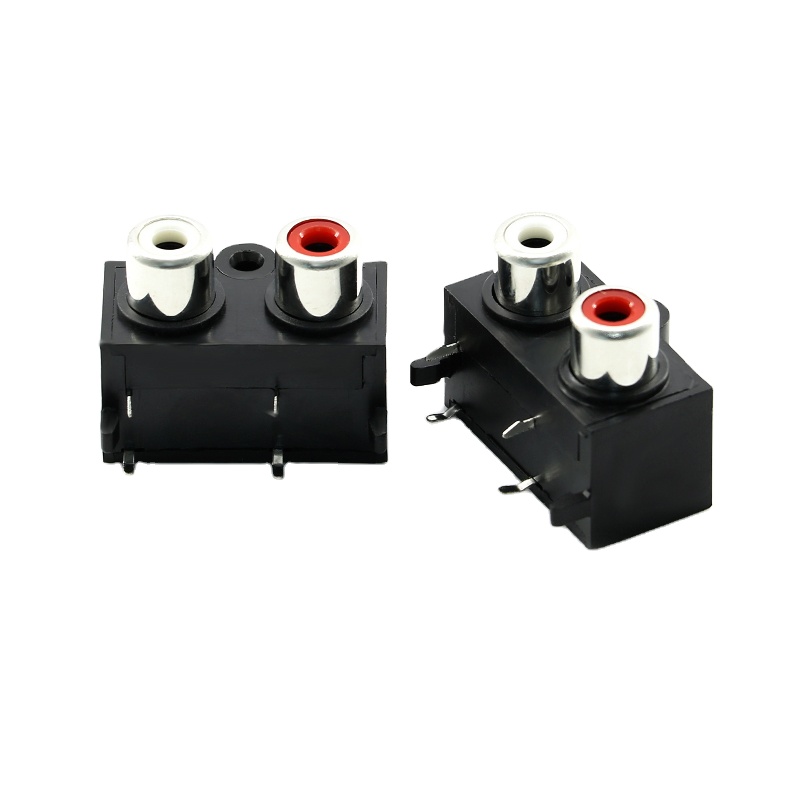 Outlet Kilang Female RCA Socket Pcb Mount Cable Connector Untuk DVD/TV/CCTV/Sistem Teater Rumah/Audio/Video