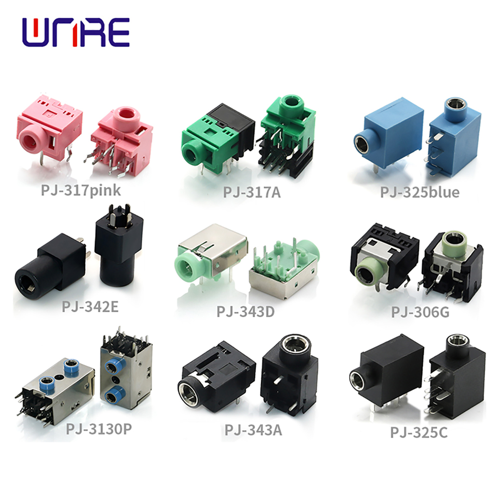China TJ-02 3.5MM 3D Stereo Audio Socket 3.5 Dual Channel Headset 8 Pin  Switch Connector (PIN) Manufacturer and Supplier