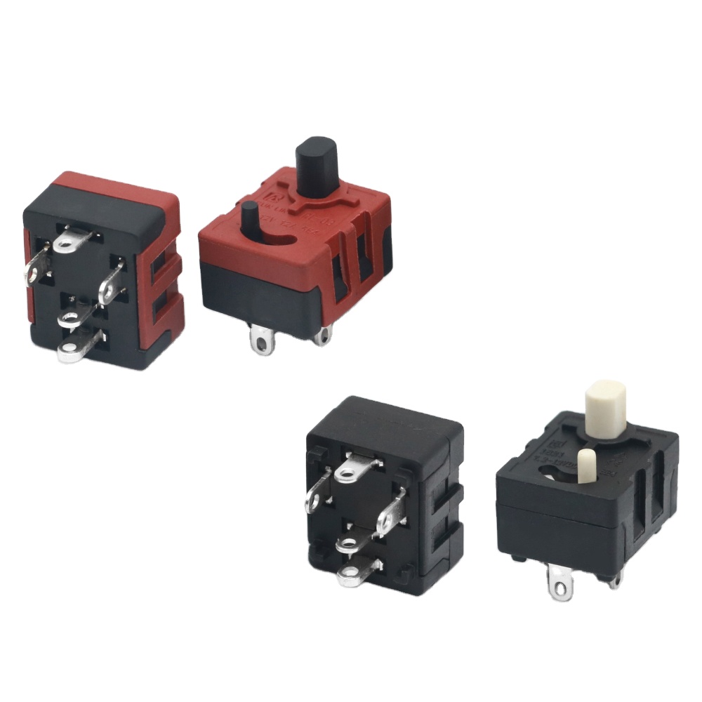 Destornillador eléctrico DC 12V 12A accesorios de ferramentas interruptor de destornillador eléctrico de inversión positiva vermello negro