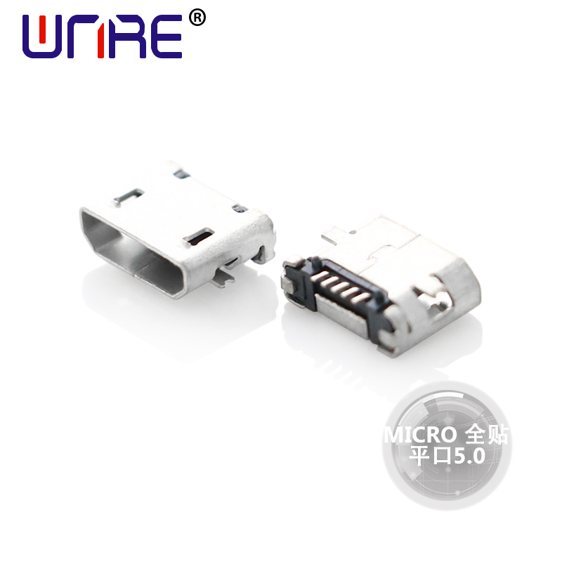 Micro Direct Bonding Plain Top 5.0 Socket Connector Charging Connectors Para sa Mobile