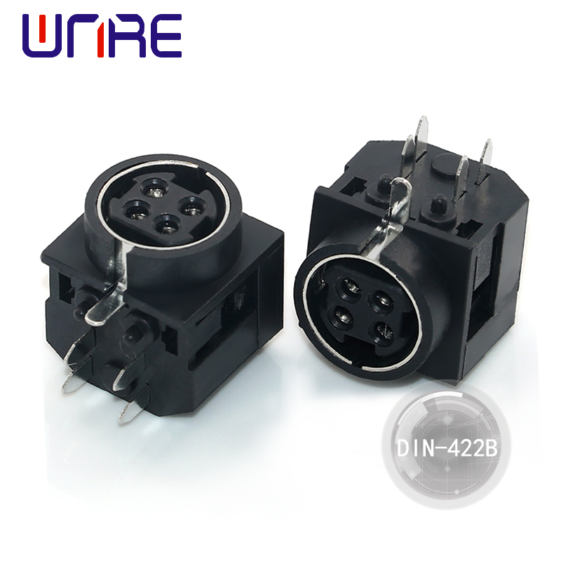 DIN-422B S-Video Connectors Terminal Adapter Sockets S Terminal Mini DIN Connector Electrical Connector