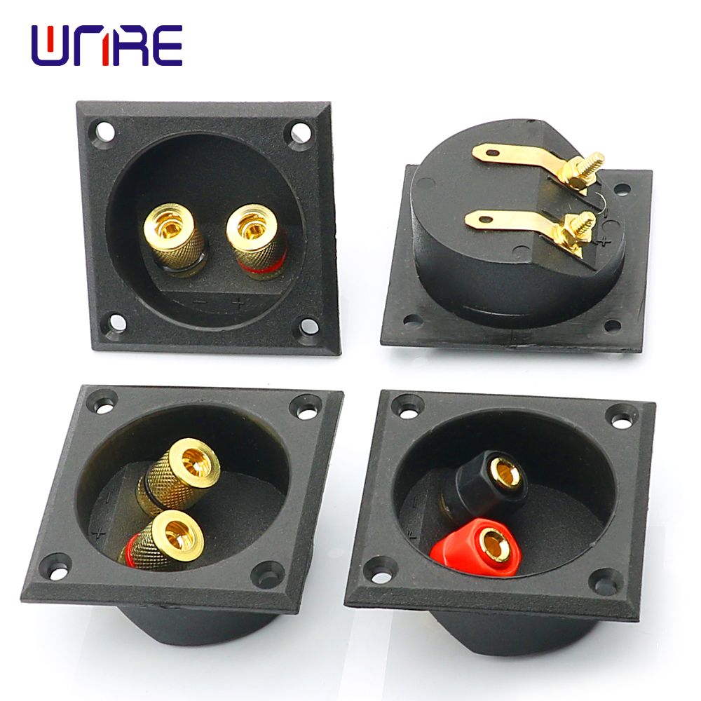 Electrical Terminal Speaker accessories Terminal Banana plug Connector na May Copper Pillar Binding Post Speaker Terminal