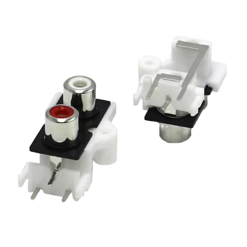 Hoë kwaliteit RCA Socket RCA Connector Vroulike PCB Mount Kabel Connector Vir DVD / TV / CCTV / Tuis teaterstelsel / Oudio / Video