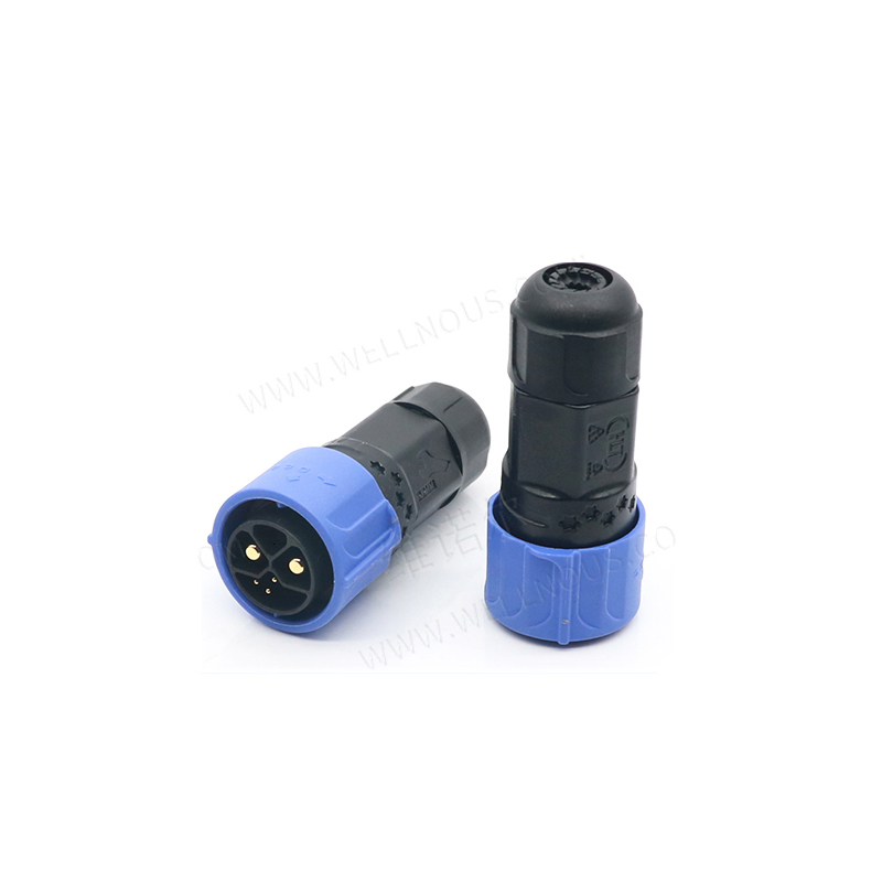 E-BIKE Batiri Asopọmọra IP67 30-50A Gbigba agbara Port M25 2+3 Ọkunrin Plug Pẹlu Cable Scooter Socket e Bike Plug Batiri