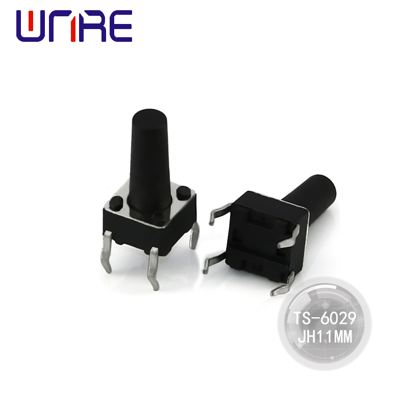 Үйлдвэрийн шууд худалдаа TS-6029JH11MM DIP 4P Tact Switch 6*6*11mm товчлуурын унтраалга