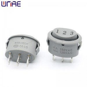 KCD 3 Pin Boat Switch สวิตช์ตำแหน่งโยกสแนปอิน 6A 250VAC / 10A 125VAC