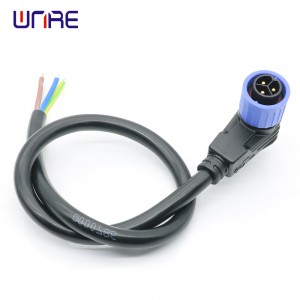 IP67 M20 3 + 0 Electric Bike Ngba agbara Port Socket mabomire Plug