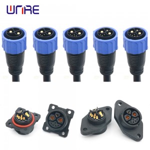 M25 2+0/2+3/2+5/2+1+3/2+1+5 Electric Bike Charging Port Female Male Plug With Cable Charging Socket