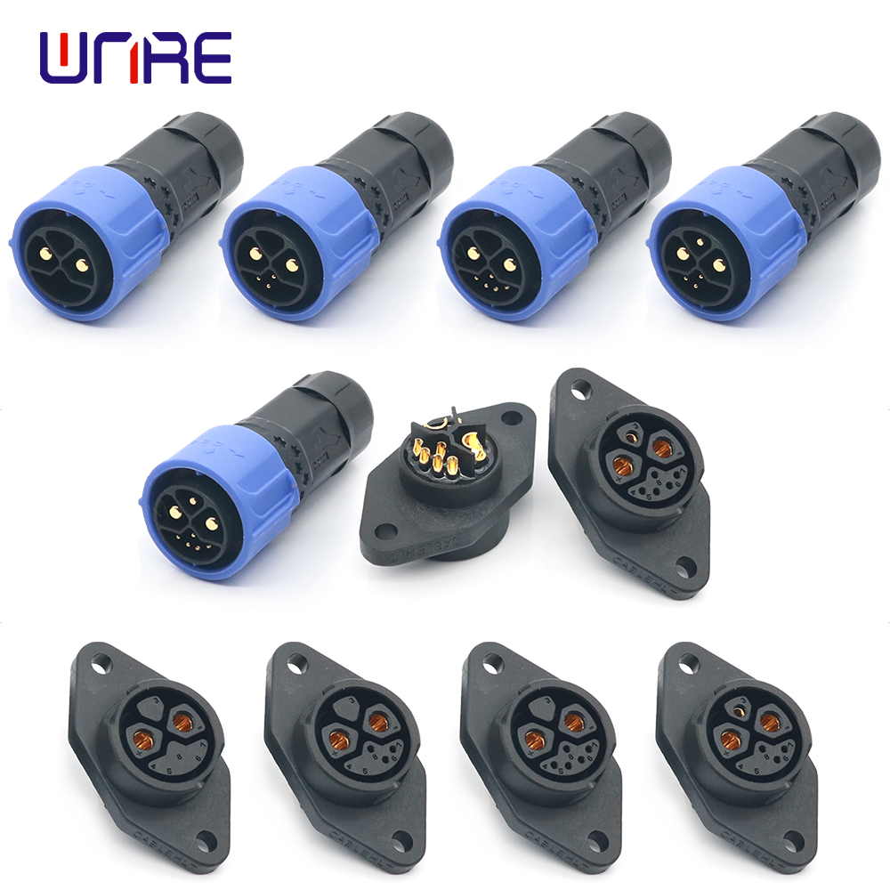 Factory Price Magnetic Pogo Pin Connector - Electric Bike Charging Port M25 2+0/2+3/2+5/2+1+3/2+1+5 Female Male Plug With Cable Wire Charging/Discharging Socket – Weinuoer