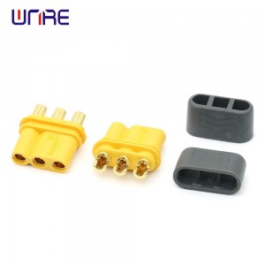 Enchufe conector MR30-F con funda para batería Lipo