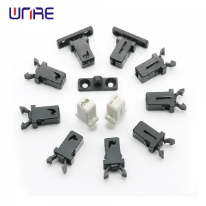 MS Door Lock Metal Hook/Plastic Hook Self-locking for air conditioner set-top box TV DVD EVD Black/White