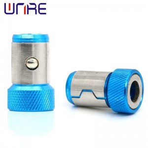 Universal 1/4″6.35mm Magnetic Screw Ring, Strong Magnetizer Drill Bit Holder, Anti-slip Alloy Magnetic Ring for Screwdriver Bits