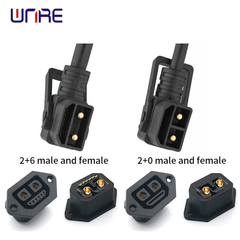 High Quality for Momentary Tact Switch - ND2+6 2+0 Waterproof Plug Electric Bike Portable Charging Port And Discharging Socket Male Female – Weinuoer