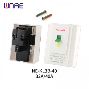 NE-KL3B-40 32A/40A Interruttore di muru per a prutezzione di fughe elettriche Impedisce di uttene una scossa elettrica per u riscaldatore d'acqua di l'aria condizionata