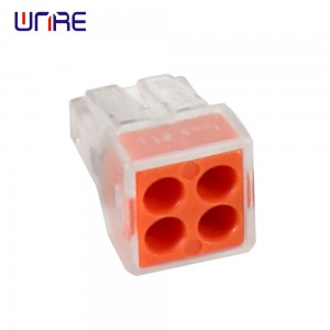 PCT-104 Ti won won Lọwọlọwọ 32A Foliteji Ti won won 400V Electrical 4Pin Equipment Ipese Asopọmọra Yara Terminal Block Asopọmọra